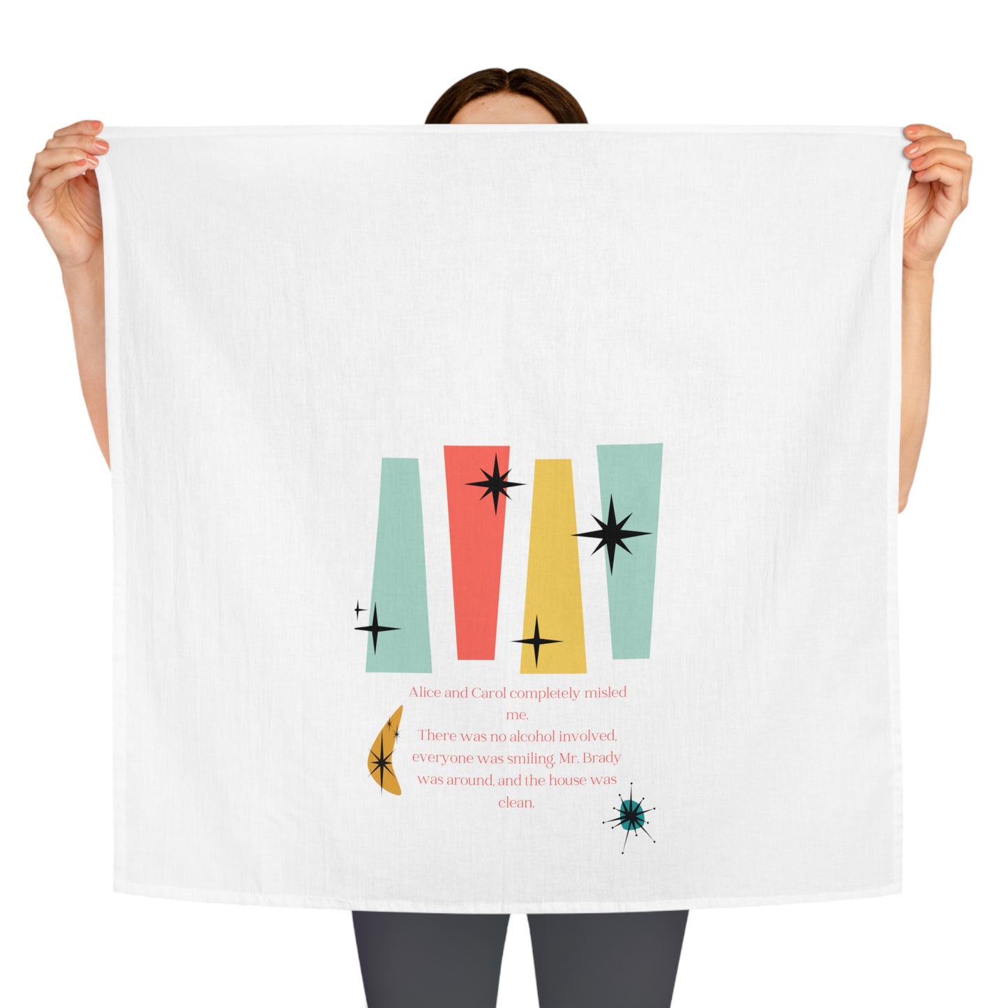 The Bradys misled me kitchen tea towel gift for hostess, girlfriends, sisters, mom, teachers, and anyone who gets the reference!