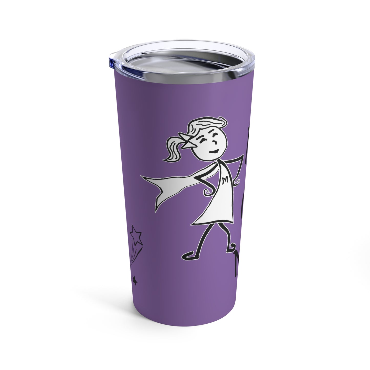 MOM Manager of Mayhem 20oz Tumbler - Purple