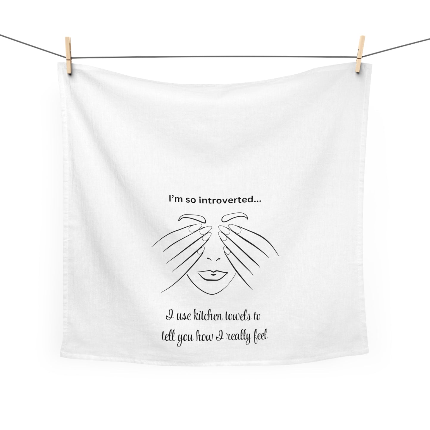 For Introverts Everywhere - Why Communicate Directly when you can Say it Through Kitchen Towels?