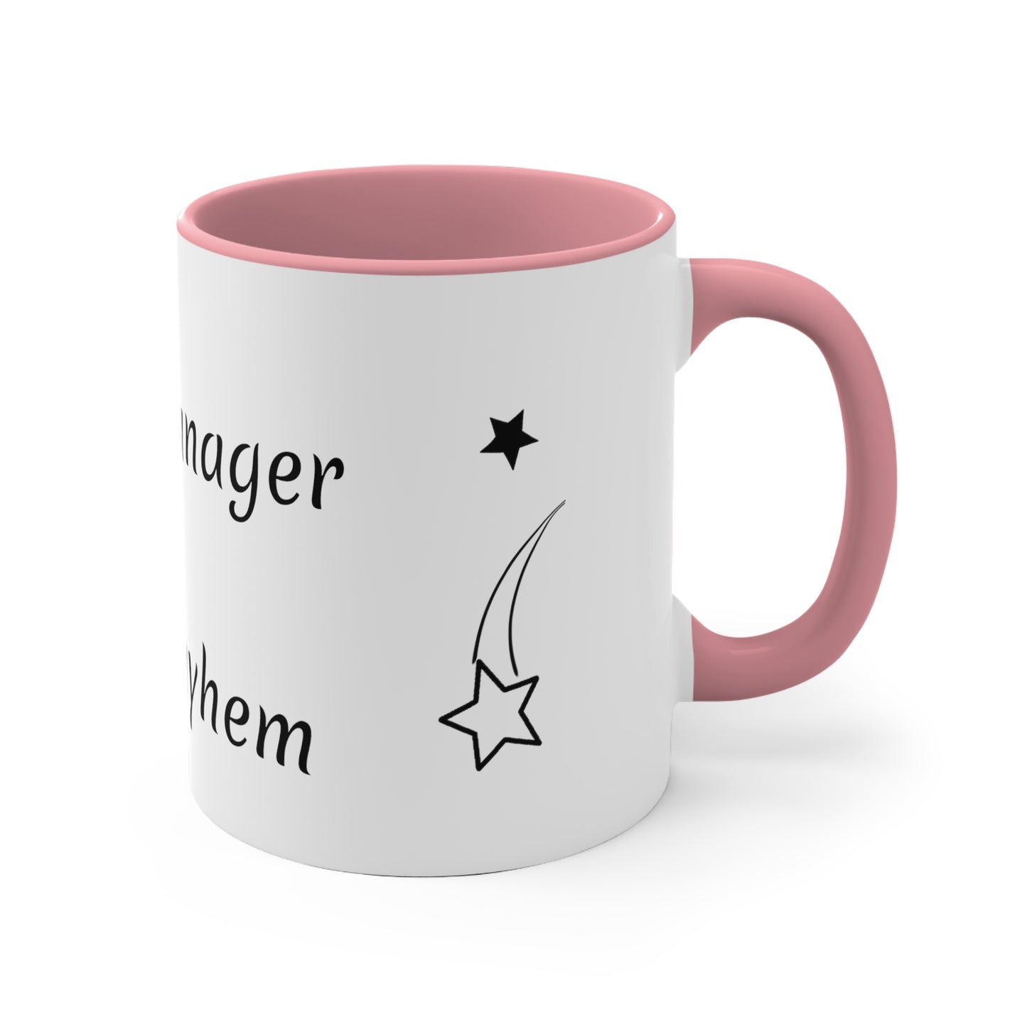 MOM Manager of Mayhem 11oz Accent Mug