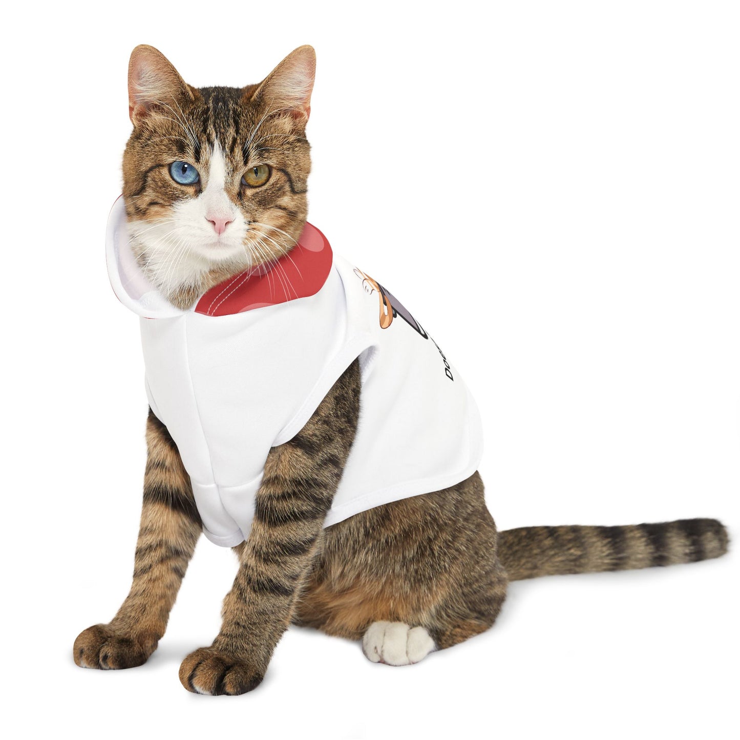 Cat Hoodie Tells All I Don't Fit In A Crockpot! Hilarious Fake News Shirt From Presidential Debate Don't Let Your Cat Get Eaten!