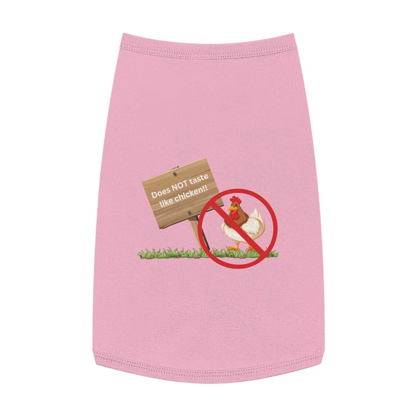 Pet Jacket Tells All I Don't Taste Like Chicken! Hilarious Fake News Shirt From Presidential Debate Don't Let Your Fur Baby Get Eaten!