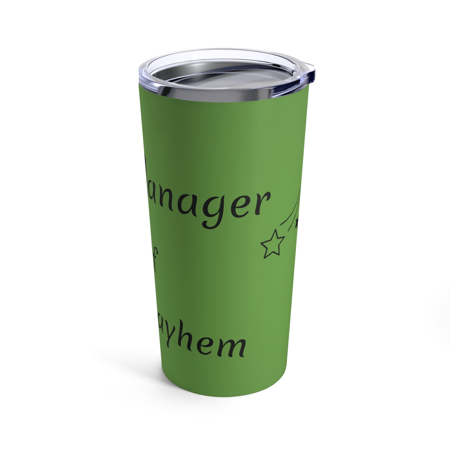 MOM Manager of Mayhem 20oz Tumbler - Green