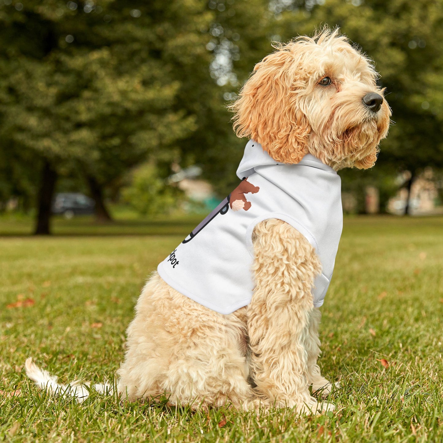 Dog Hoodie Tells All I Don't Fit In A Crockpot! Hilarious Fake News Shirt From Presidential Debate Don't Let Your Fur Baby Get Eaten!