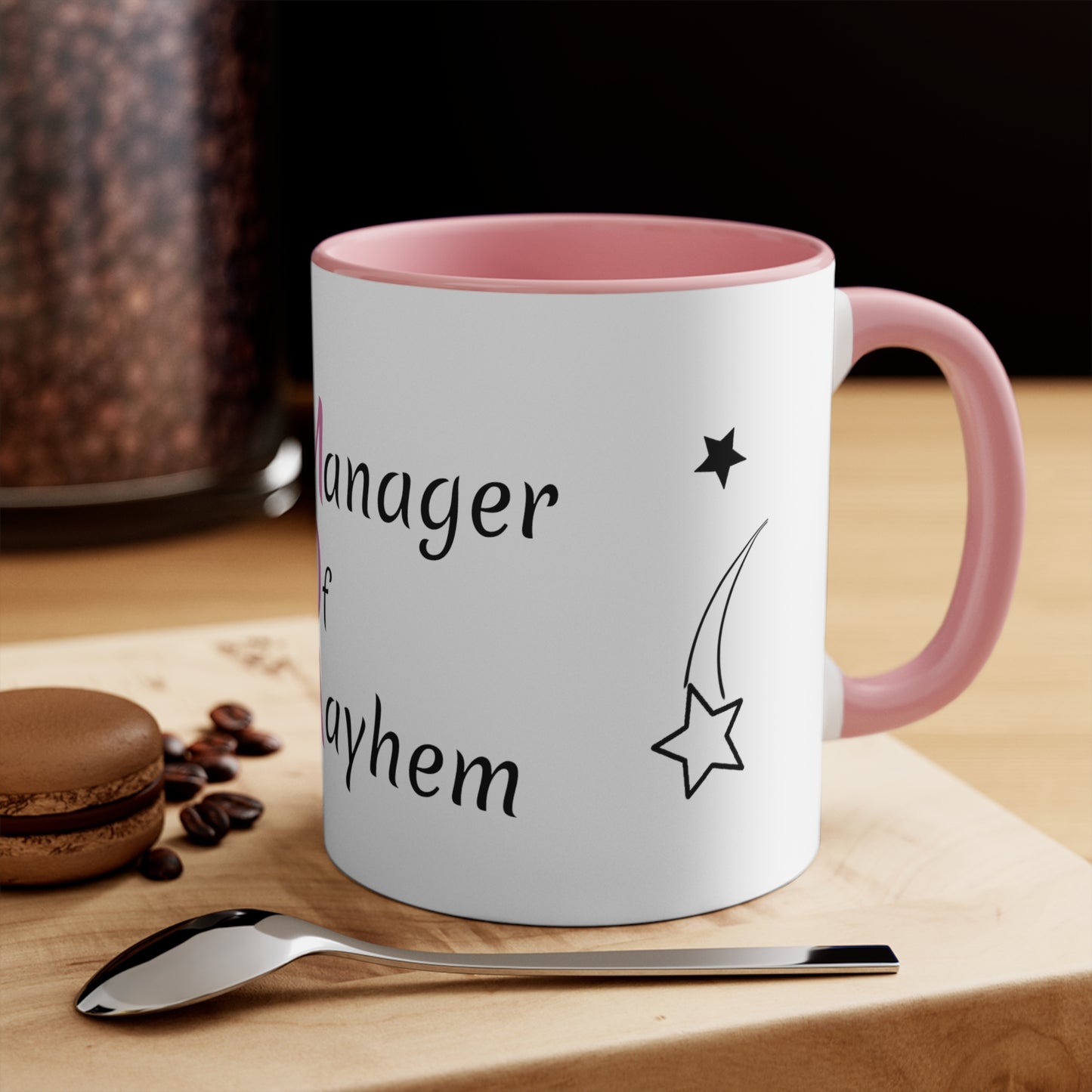 MOM Manager of Mayhem 11oz Accent Mug