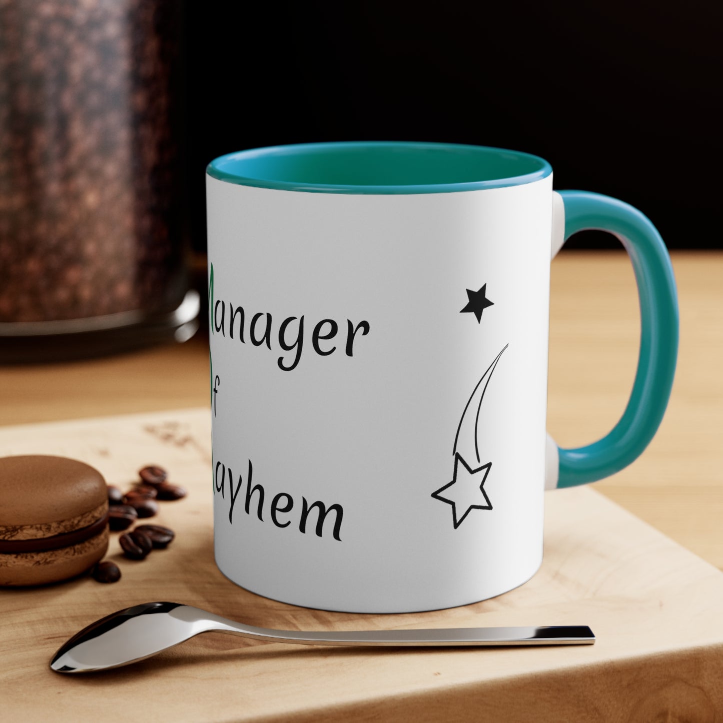 MOM Manager of Mayhem 11oz Accent Mug