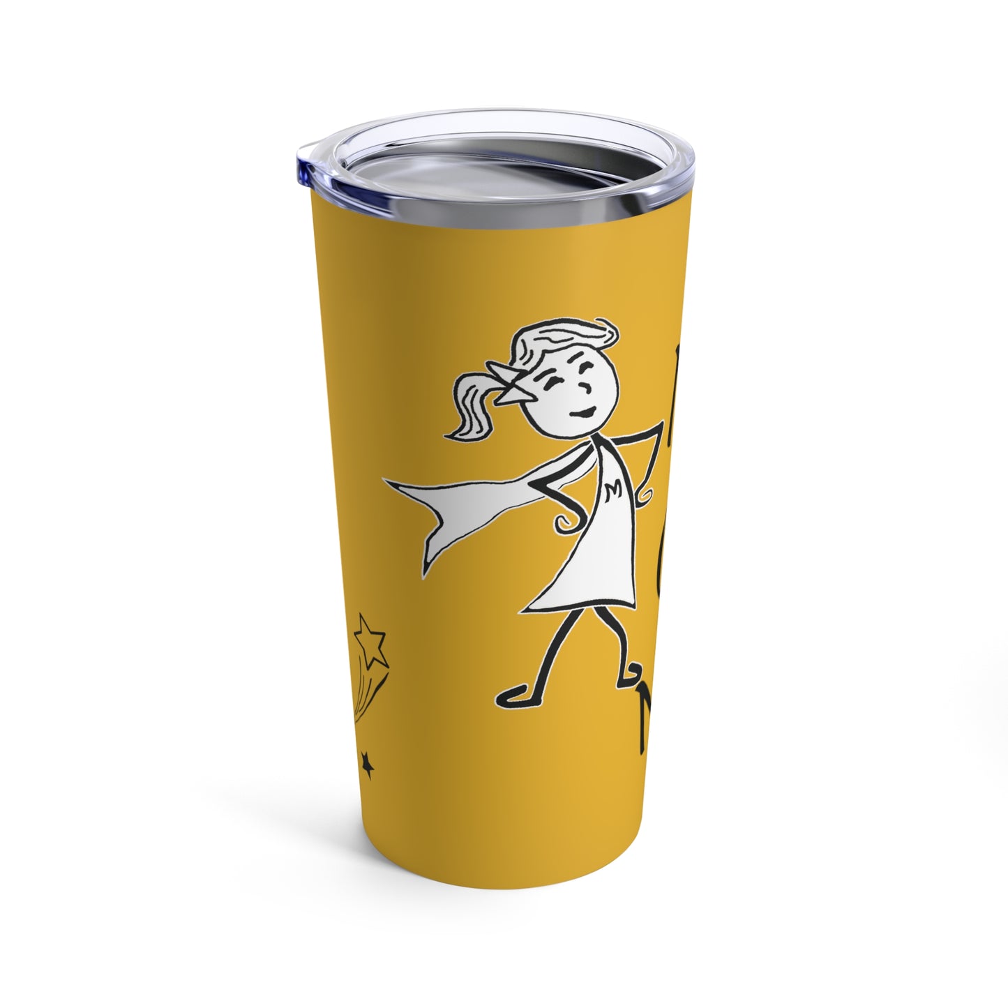 MOM Manager of Mayhem  20oz Tumbler - Yellow